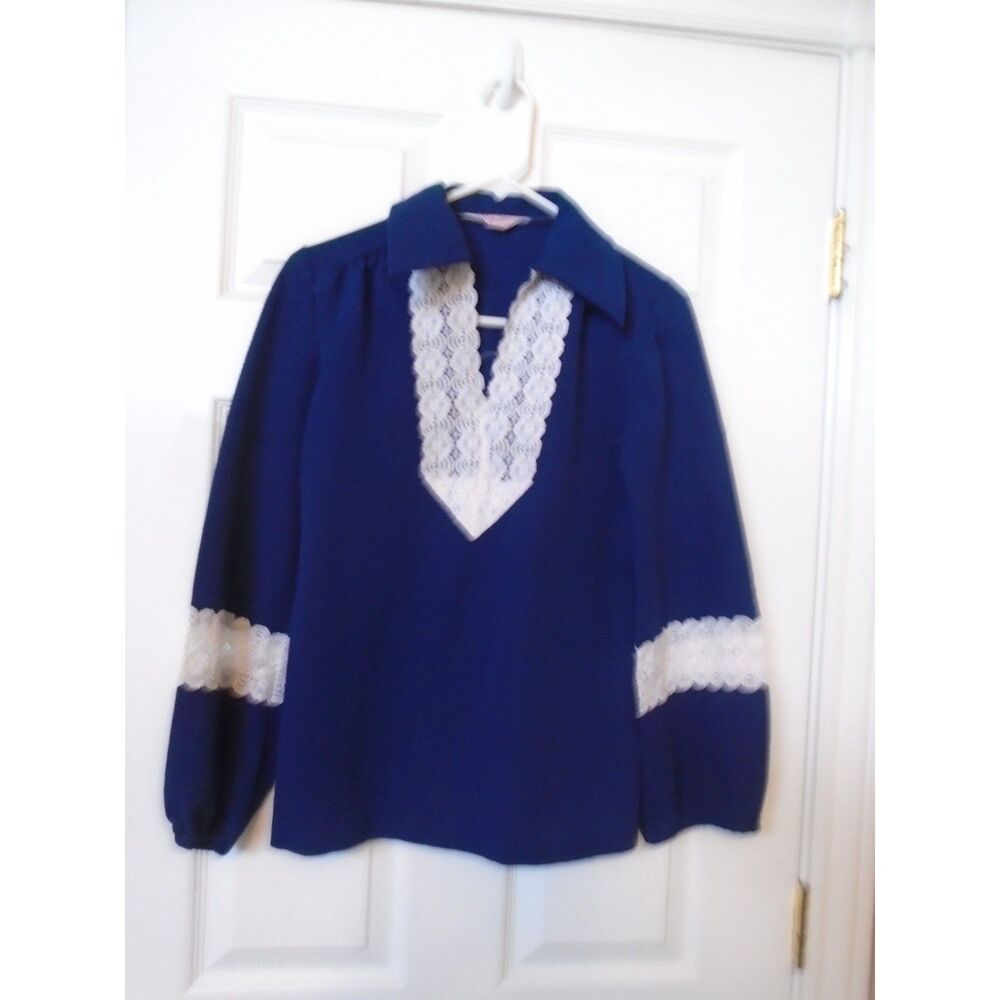 vintage western blouse top size small H Bar C California Wear 1970's